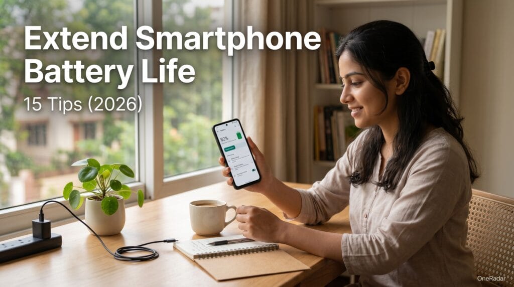 extend smartphone battery life india 2026 tips for android and iphone