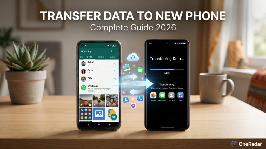 transfer data from old phone to new phone india 2026 complete guide